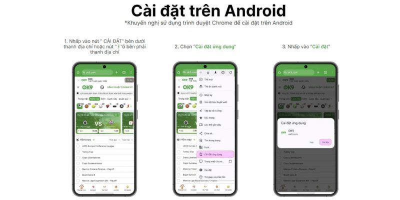 Cài đặt ứng dụng cho thiết bị Android nhanh chóng